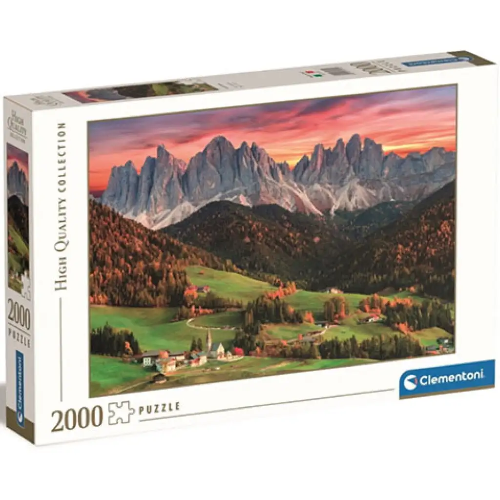 imagen de Val di Funes, Italia HQC puzzle de 2000 piezas - Clementoni 1