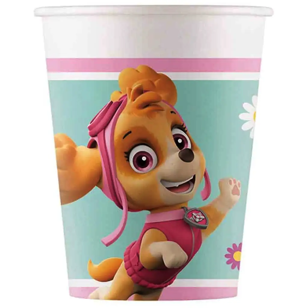 imagen de Vaso de papel de Patrulla Canina 8 unidades 200ml 1