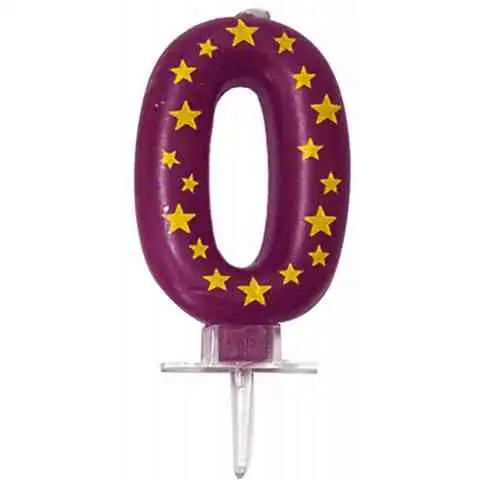 imagen de Vela de cumpleaños con estrellas 0 2