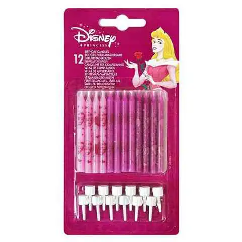 imagen de Velas de cumpleaños de las Princesas Disney 12ud 1
