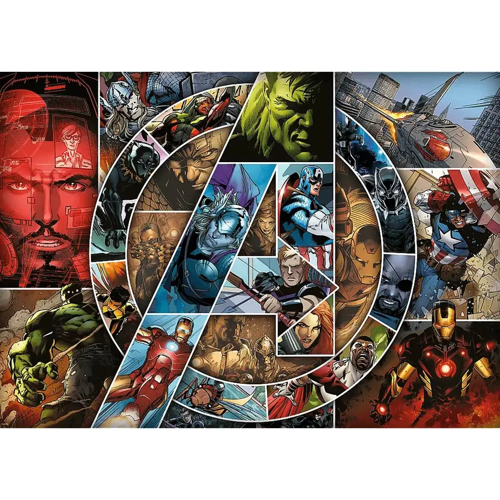 imagen de Vengadores el poder de los héroes puzzle de 1000 piezas – Trefl 2