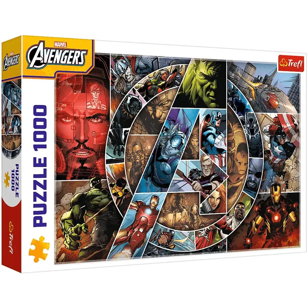 imagen de Vengadores el poder de los héroes puzzle de 1000 piezas – Trefl 1