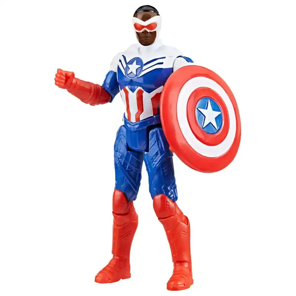 imagen de Vengadores: figura de Capitán América 10cm (Sam Wilson x Halcón) - Hasbro 2
