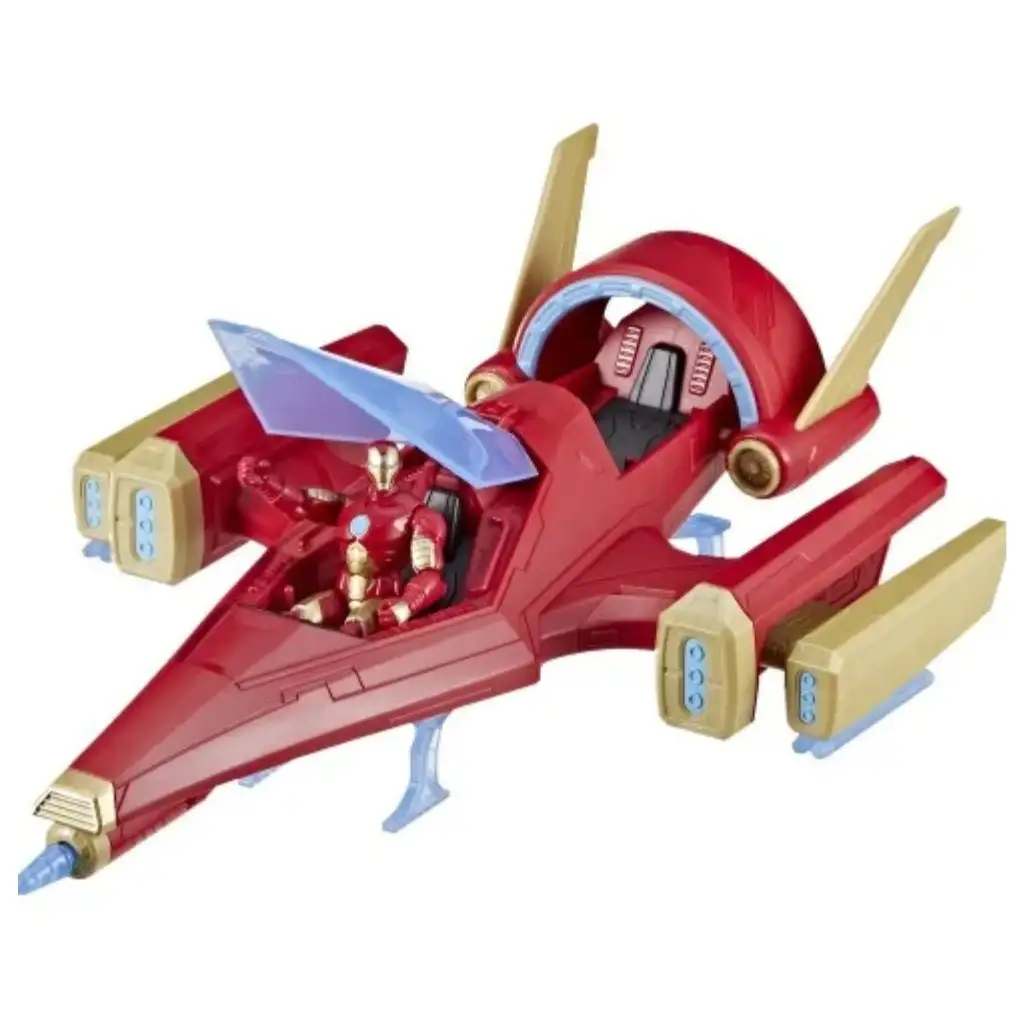 imagen de Vengadores: Iron Man Repulsor Blast avión de combate - Hasbro 2