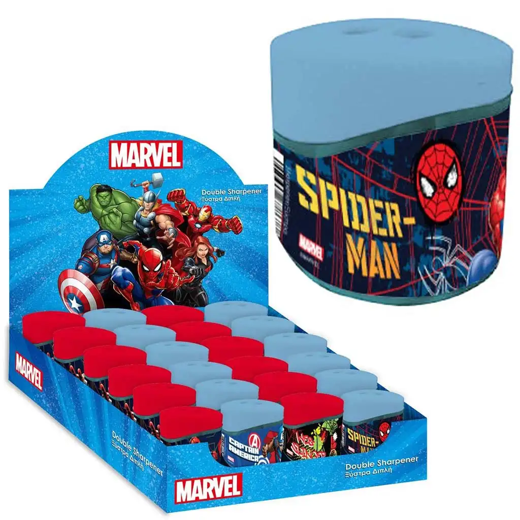 imagen de Vengadores: Sacapuntas de dos agujeros de Spider-Man 1ud 1