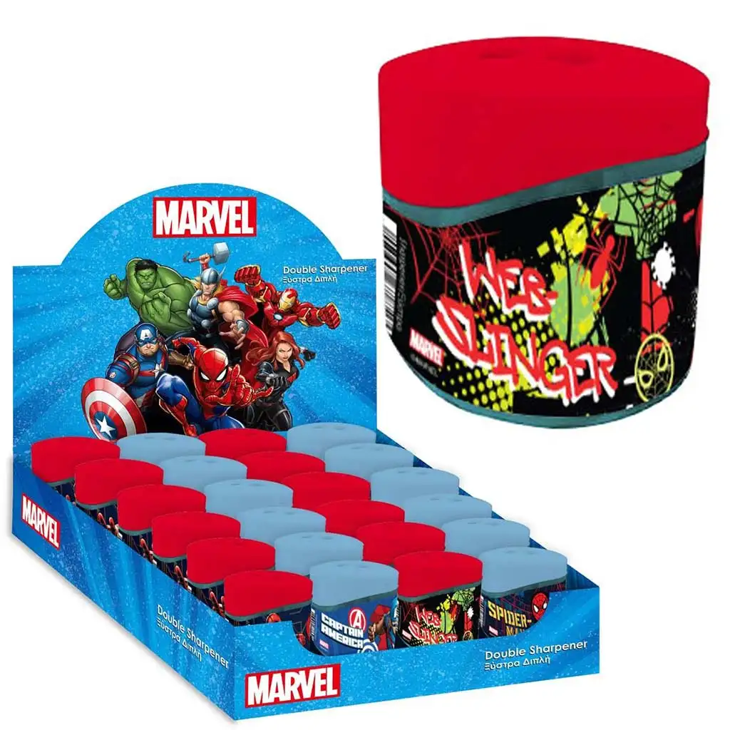 imagen de Vengadores: Spider-Man Web Slinger sacapuntas de dos agujeros 1ud 1
