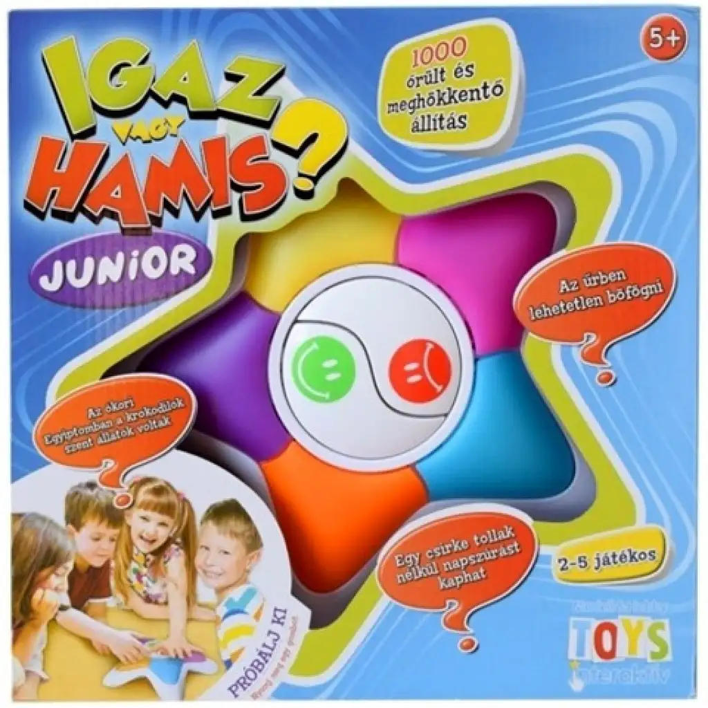 imagen de ¿Verdadero o falso? Juego de mesa junior 1