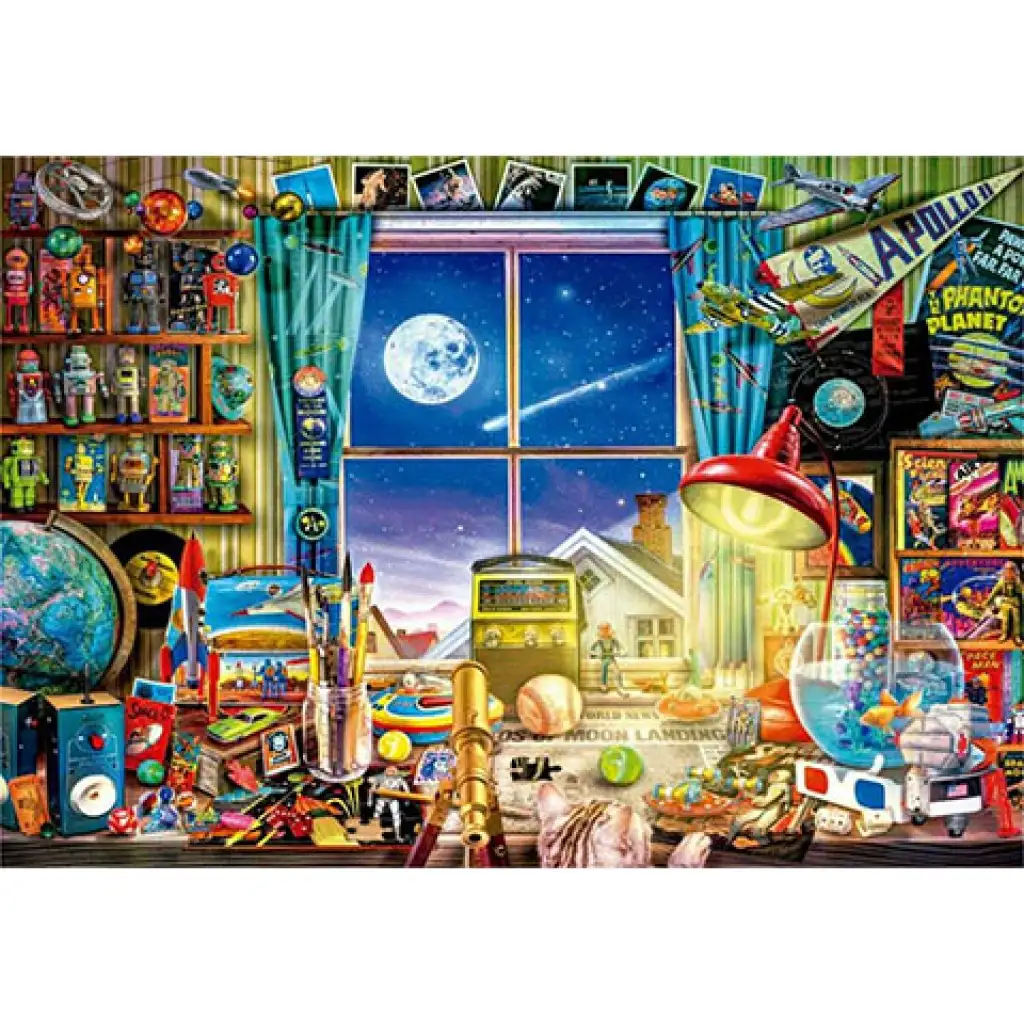 imagen de Viaje a la luna HQC puzzle 500 piezas - Clementoni 2