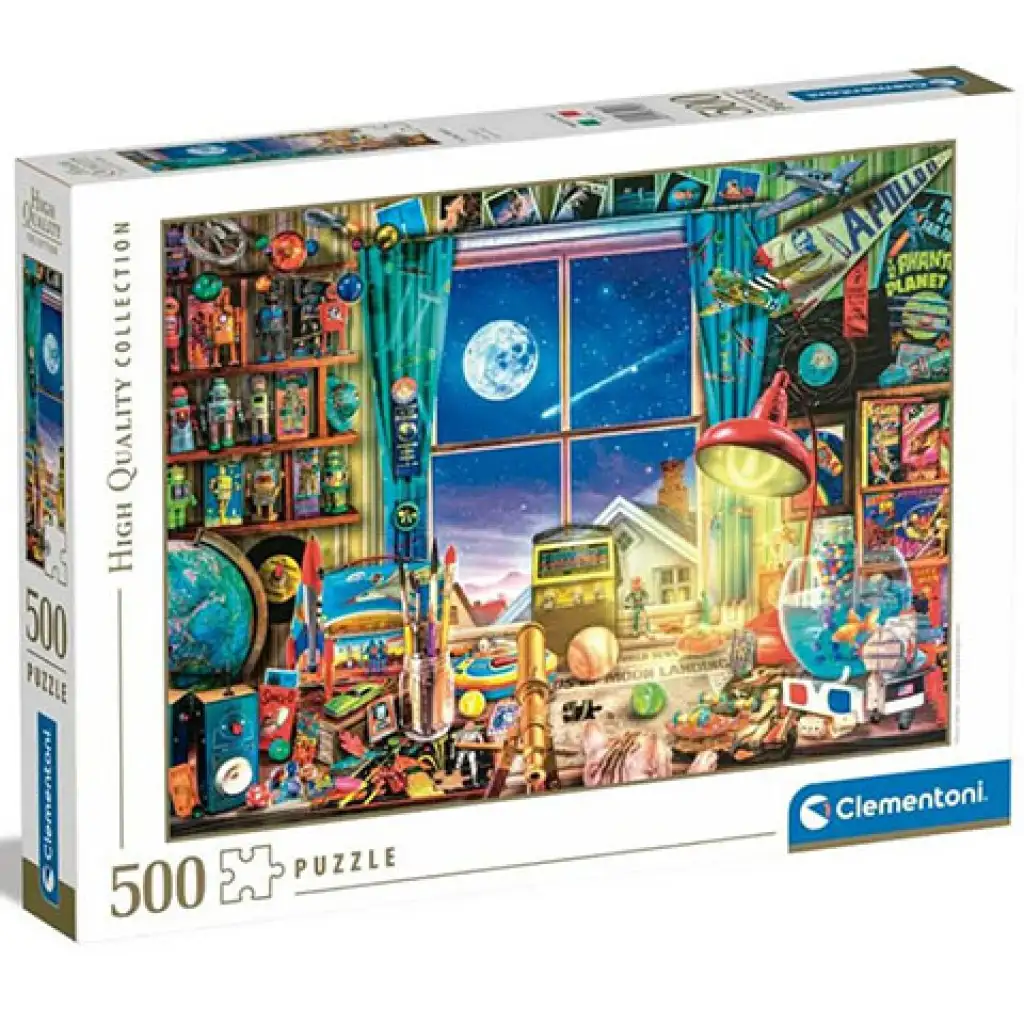 imagen de Viaje a la luna HQC puzzle 500 piezas - Clementoni 1