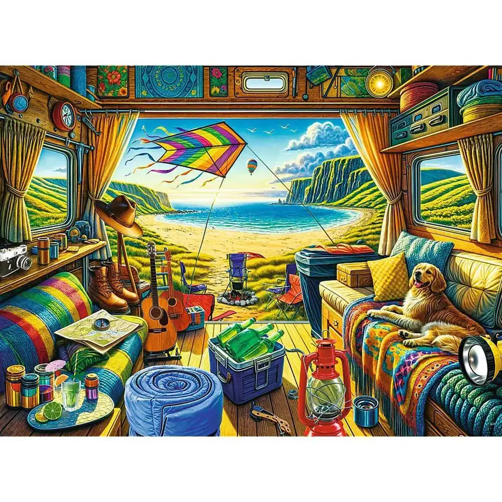 imagen de Vida en autocaravana premium plus de 1000 piezas - Trefl 2