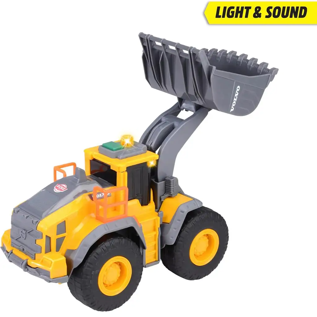 imagen de Volvo cargadora con efectos de luz y sonido 23cm - Dickie Toys 4