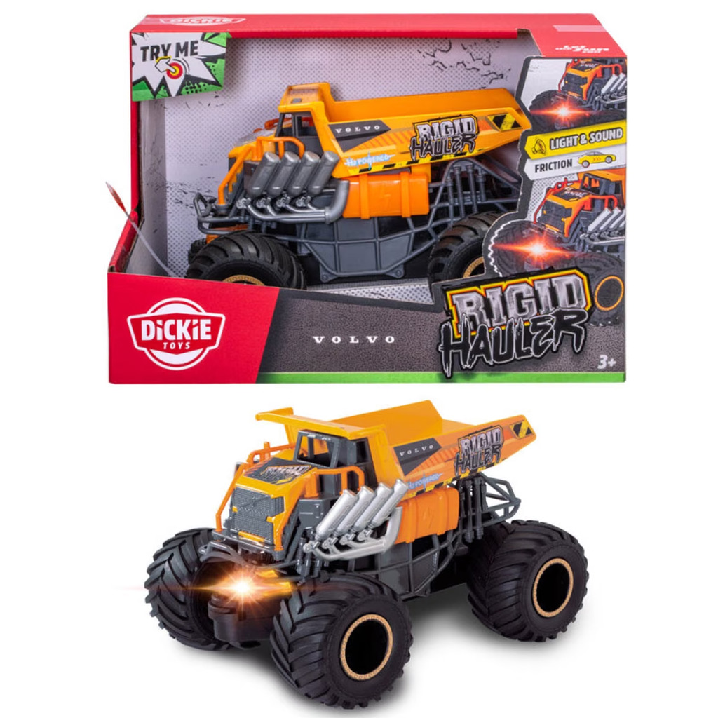 imagen de Volvo Rigid Hauler cochecito con luz y sonido - Dickie Toys 1