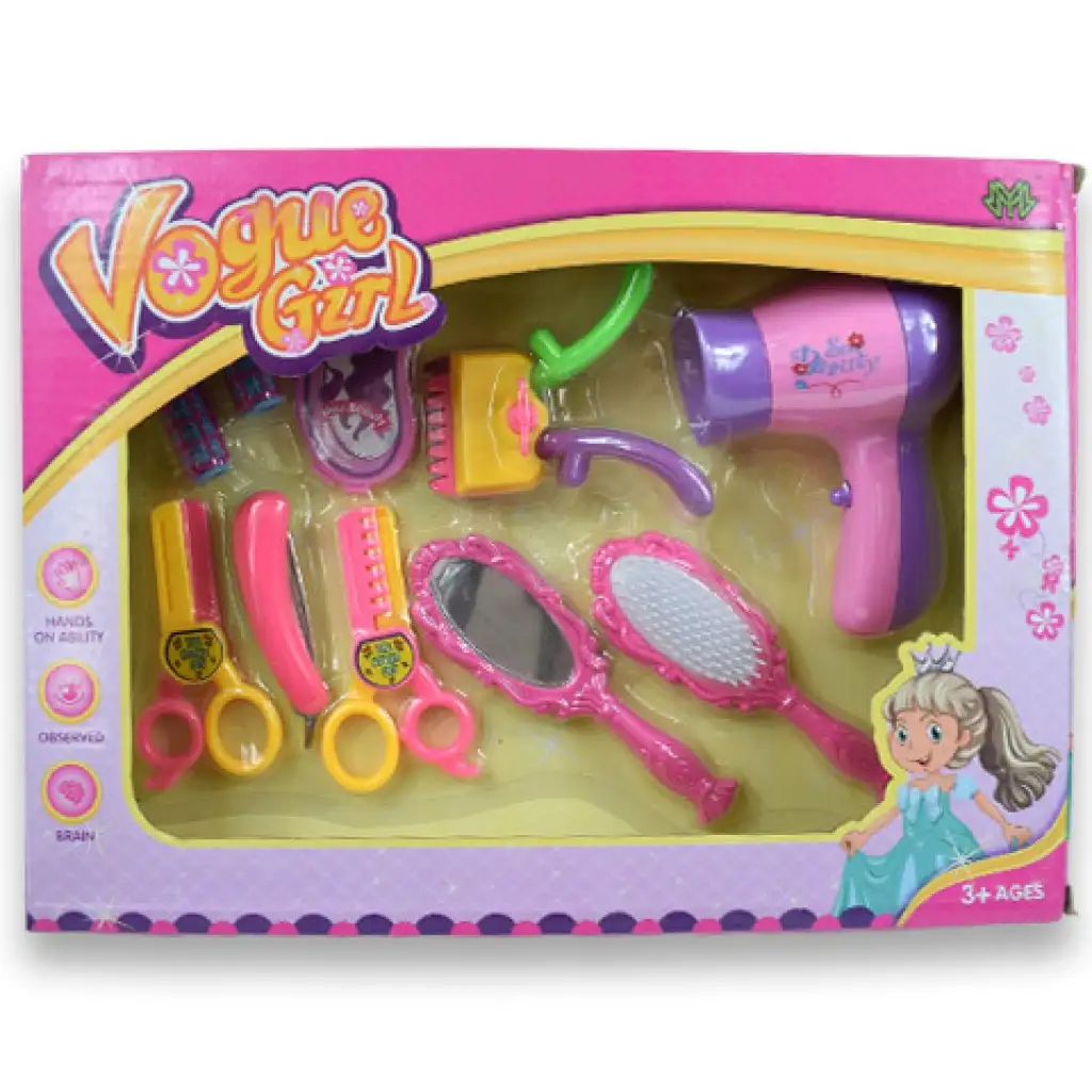 imagen de Vouge Girl: set de belleza de 10 piezas con accesorios de peluquería 7