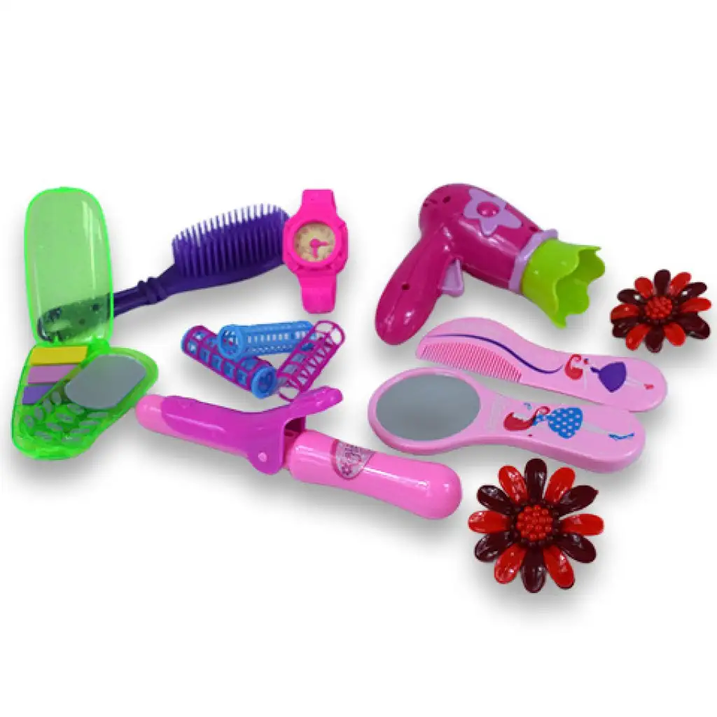 imagen de Vouge Girl: set de belleza de 11 piezas con horquillas, secador de pelo y teléfono 2
