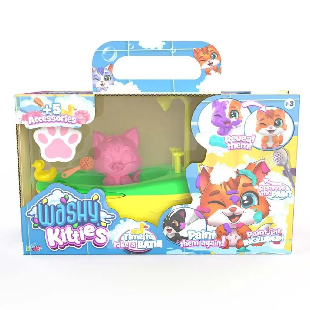 imagen de Washy Friends: Color Reveal Gatitos de baño con accesorios - Szörmi 1
