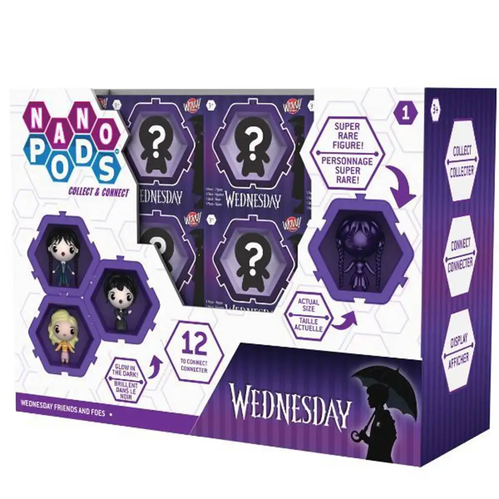 imagen de Wednesday: Nano pod mini figura sorpresa 1