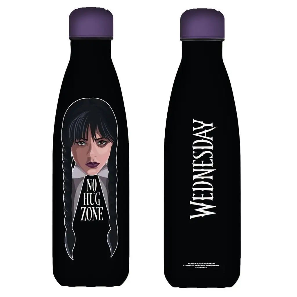 imagen de Wednesday: No Hug termo de acero inoxidable 500ml 2