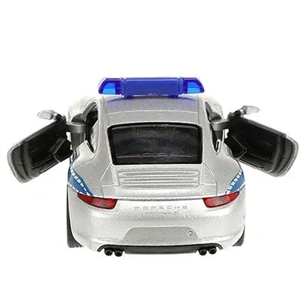 imagen de Welly: modelo de coche de metal de policía Porsche 911 de 11 cm 3