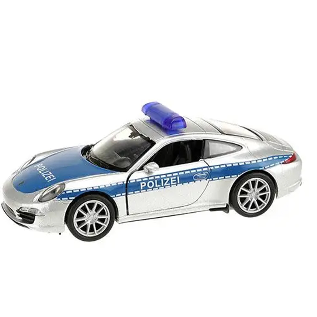 imagen de Welly: modelo de coche de metal de policía Porsche 911 de 11 cm 1
