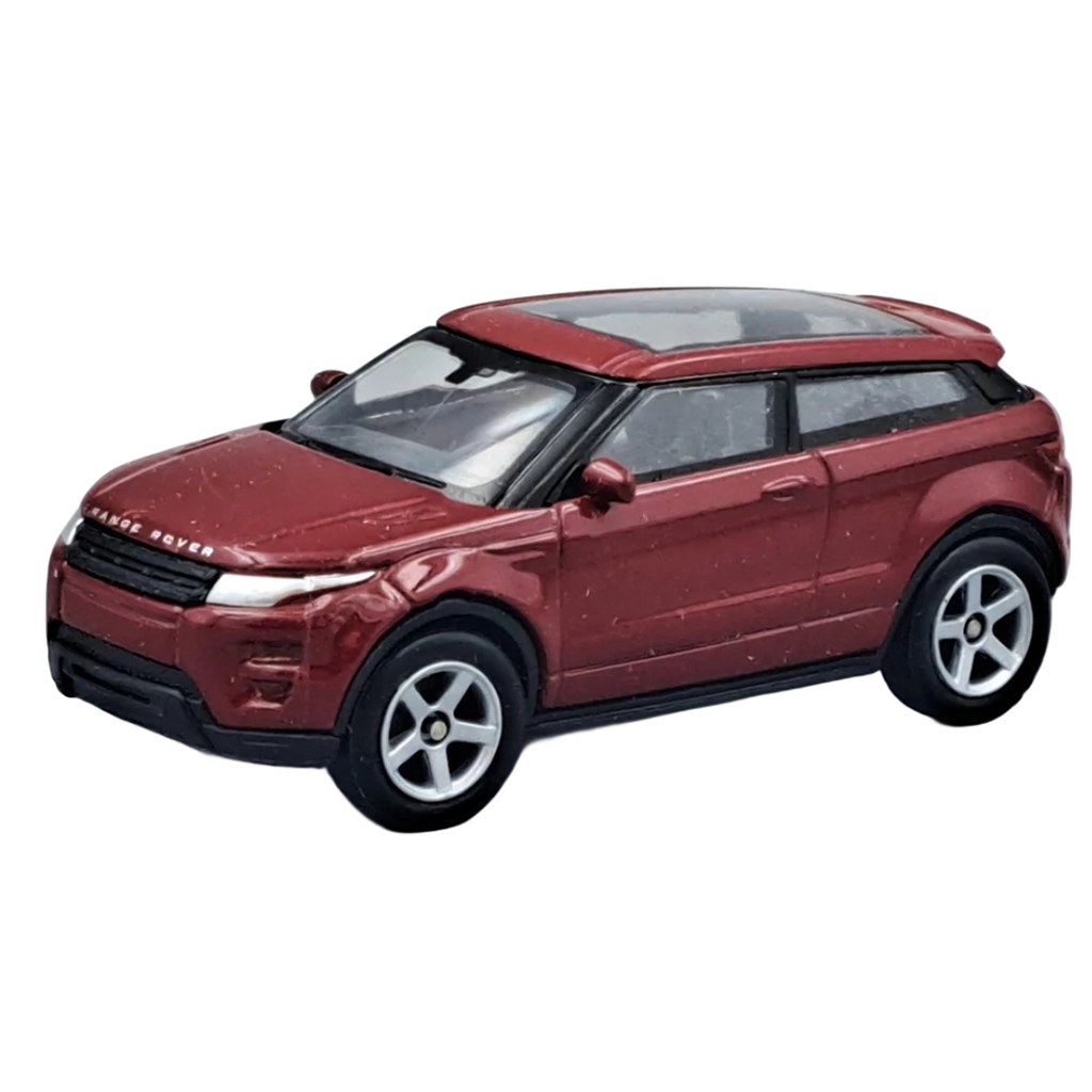 imagen de Welly: Modelo de coche pequeño de metal Land Rover Evoque burdeos 1/64 2