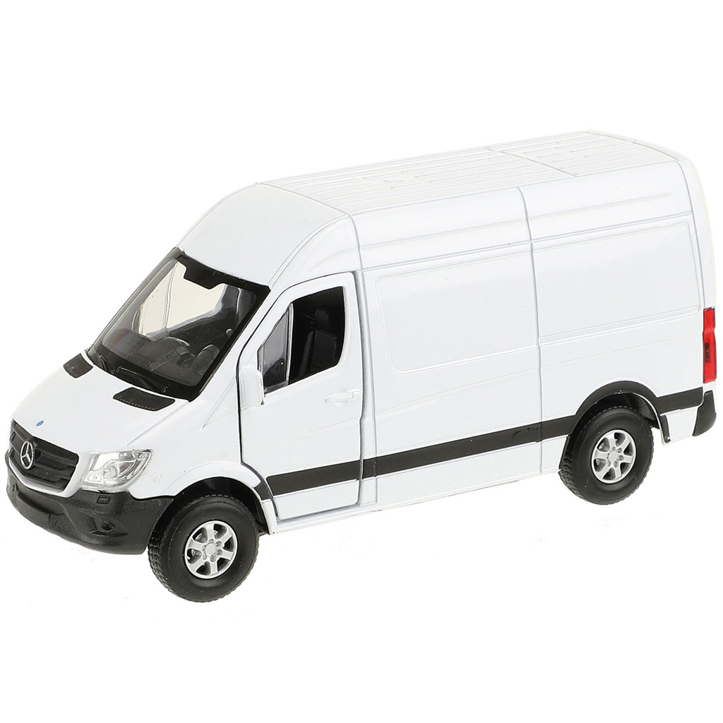 imagen de Welly: modelo de coche pequeño de metal Mercedes-Benz Sprinter en varias versiones de 11 cm 4
