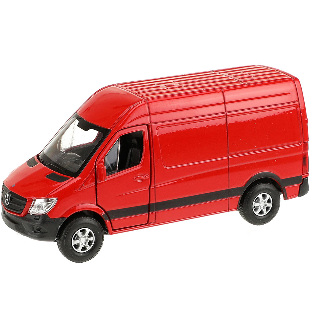 imagen de Welly: modelo de coche pequeño de metal Mercedes-Benz Sprinter en varias versiones de 11 cm 5