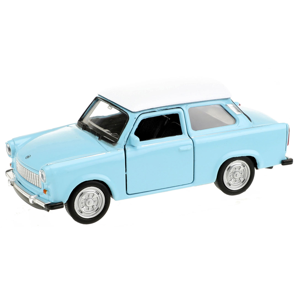 imagen de Welly: Modelo de coche pequeño de metal Trabant 601 en varias versiones 11cm 3