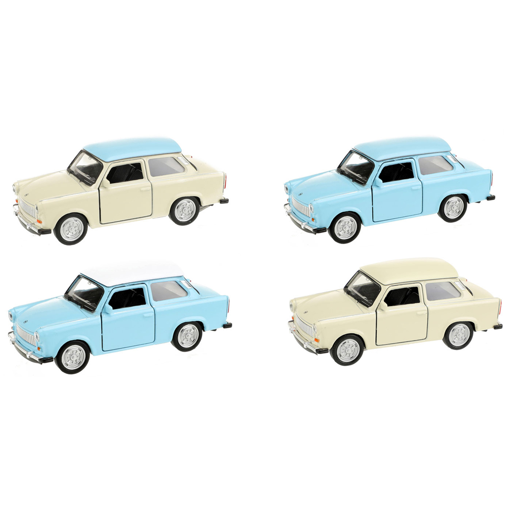 imagen de Welly: Modelo de coche pequeño de metal Trabant 601 en varias versiones 11cm 1