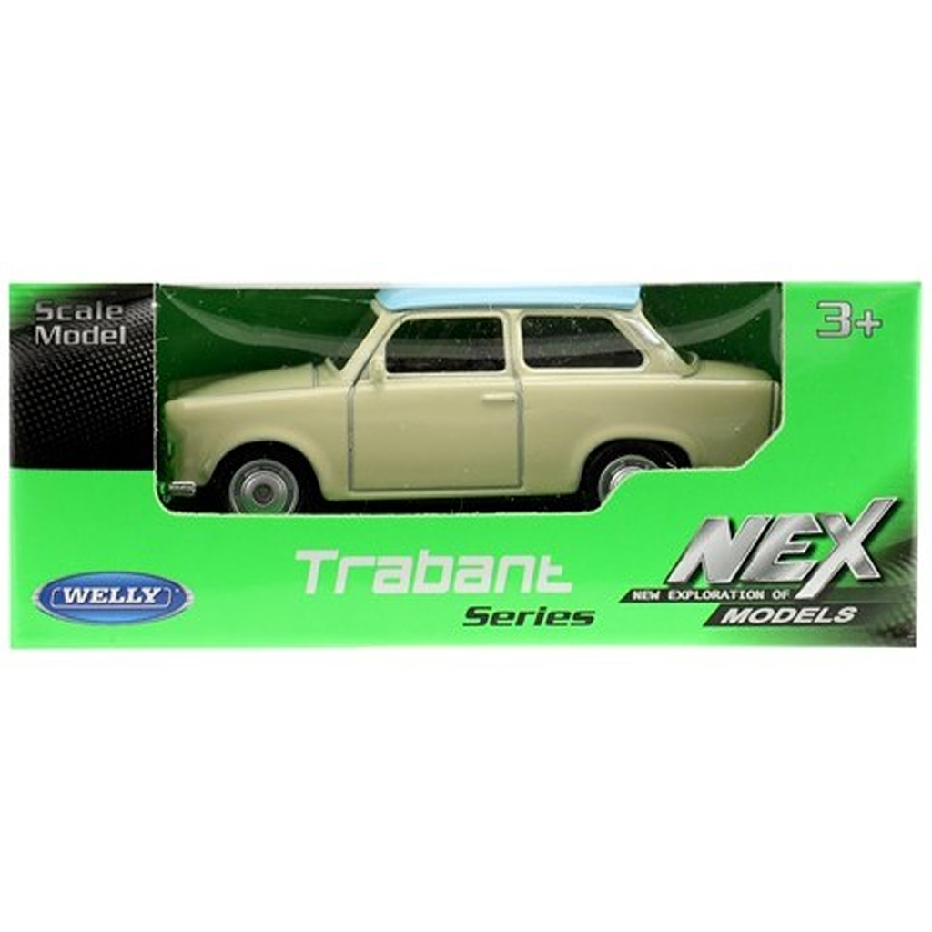 imagen de Welly: Modelo de coche pequeño de metal Trabant en varias versiones 1/64 2