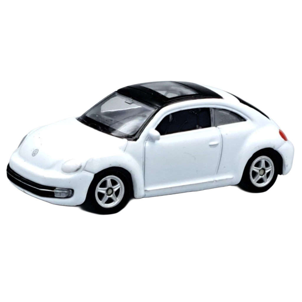 imagen de Welly: Modelo de coche pequeño Volkswagen Beetle blanco 1/64 2