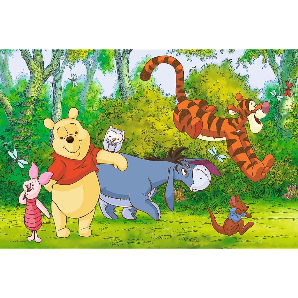 imagen de Winnie the Pooh y sus amigos puzzle de 60 piezas - Trefl 2
