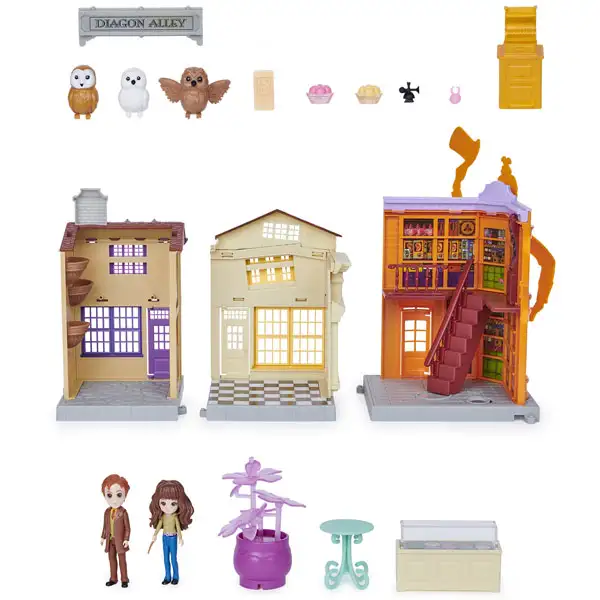 imagen de Wizarding World: Harry Potter Magical Minis Calle Diagon juego de mesa - Spin Master 3