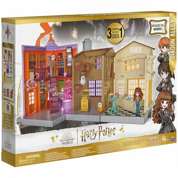 imagen de Wizarding World: Harry Potter Magical Minis Calle Diagon juego de mesa - Spin Master 1
