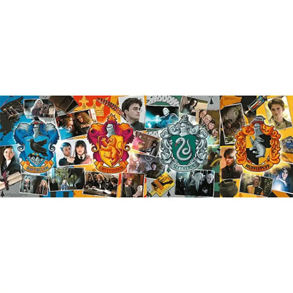 imagen de Wizarding World: Puzzle panorámico de las cuatro casas de Hogwarts 1000 piezas - Trefl 2