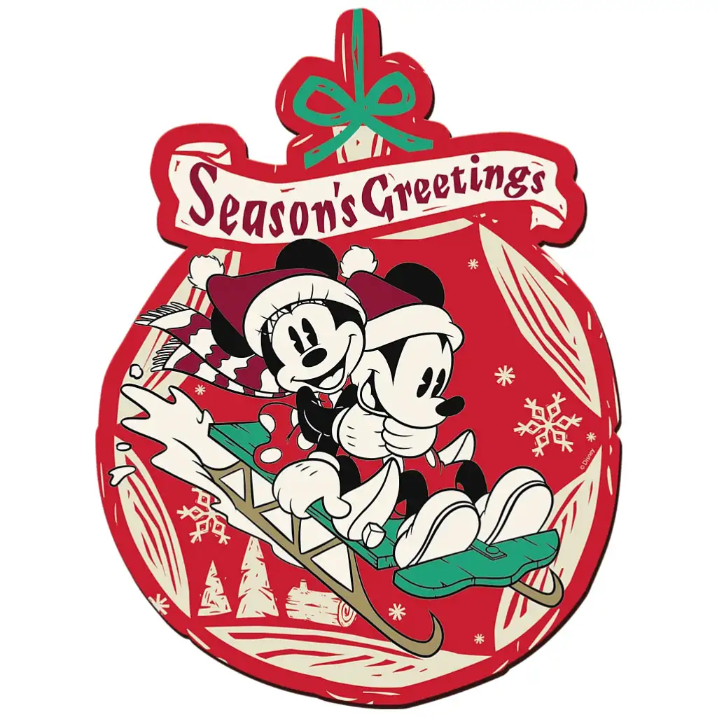 imagen de Wood Craft: Disney - Navidad de Mickey y Minnie 160 piezas premium de madera rompecabezas - Trefl 2