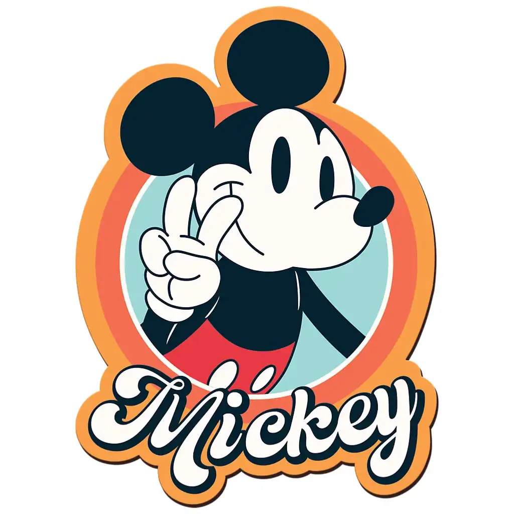 imagen de Wood Craft: Disney - Puzzle de madera premium Retro Mickey Mouse de 160 piezas - Trefl 2