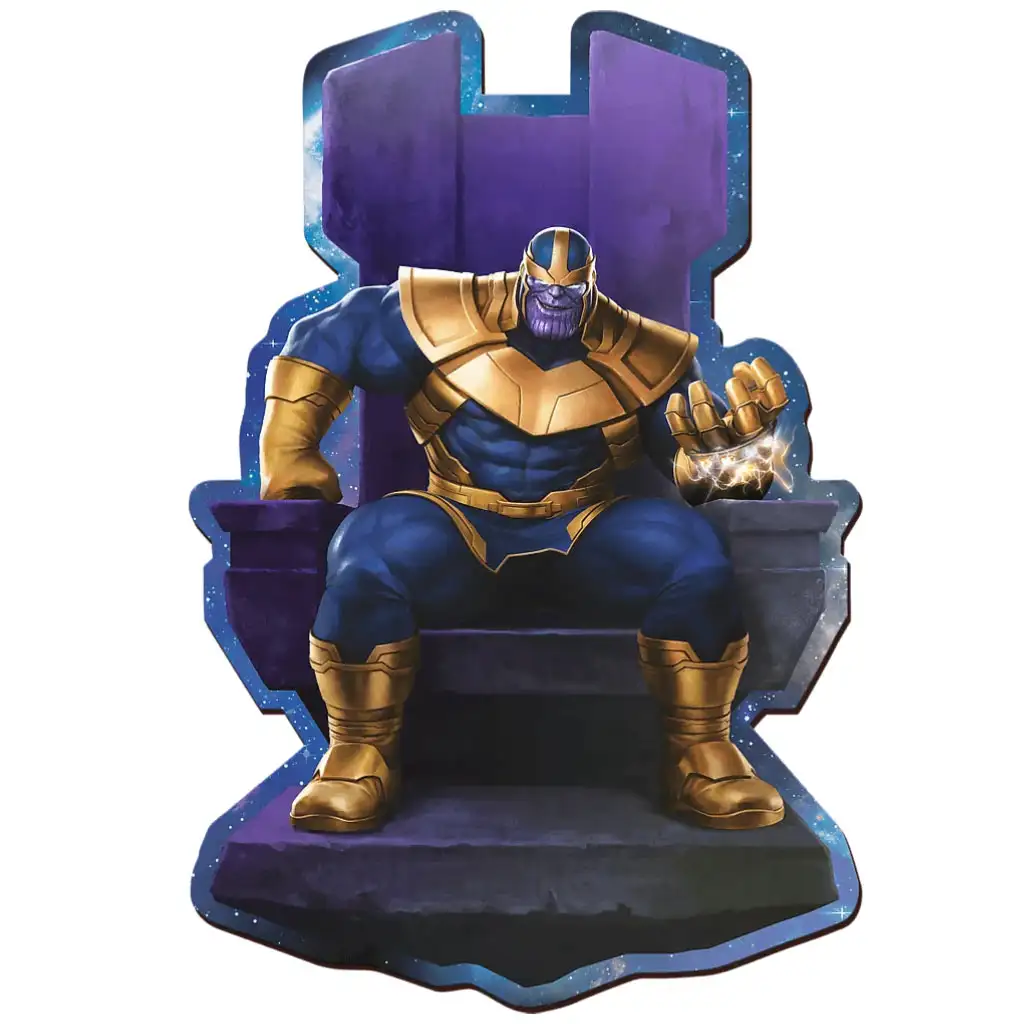 imagen de Wood Craft: Marvel Vengadores - Thanos en el trono 160 piezas premium rompecabezas de madera - Trefl 2