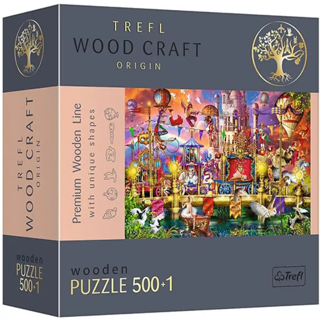 imagen de Wood Craft: Mundo Mágico rompecabezas 500+1 piezas - Trefl 1