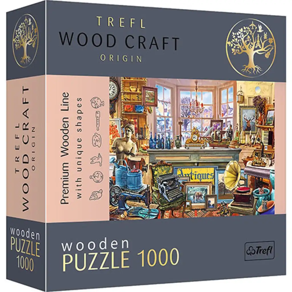 imagen de Wood Craft: Puzzle de Anticuario de 1000 piezas - Trefl 1