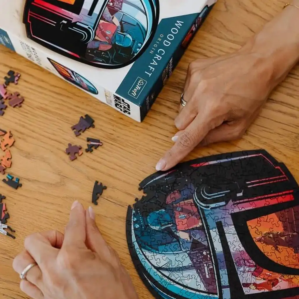 imagen de Wood Craft: Star Wars - Un rompecabezas de madera premium de 160 piezas - Trefl 3