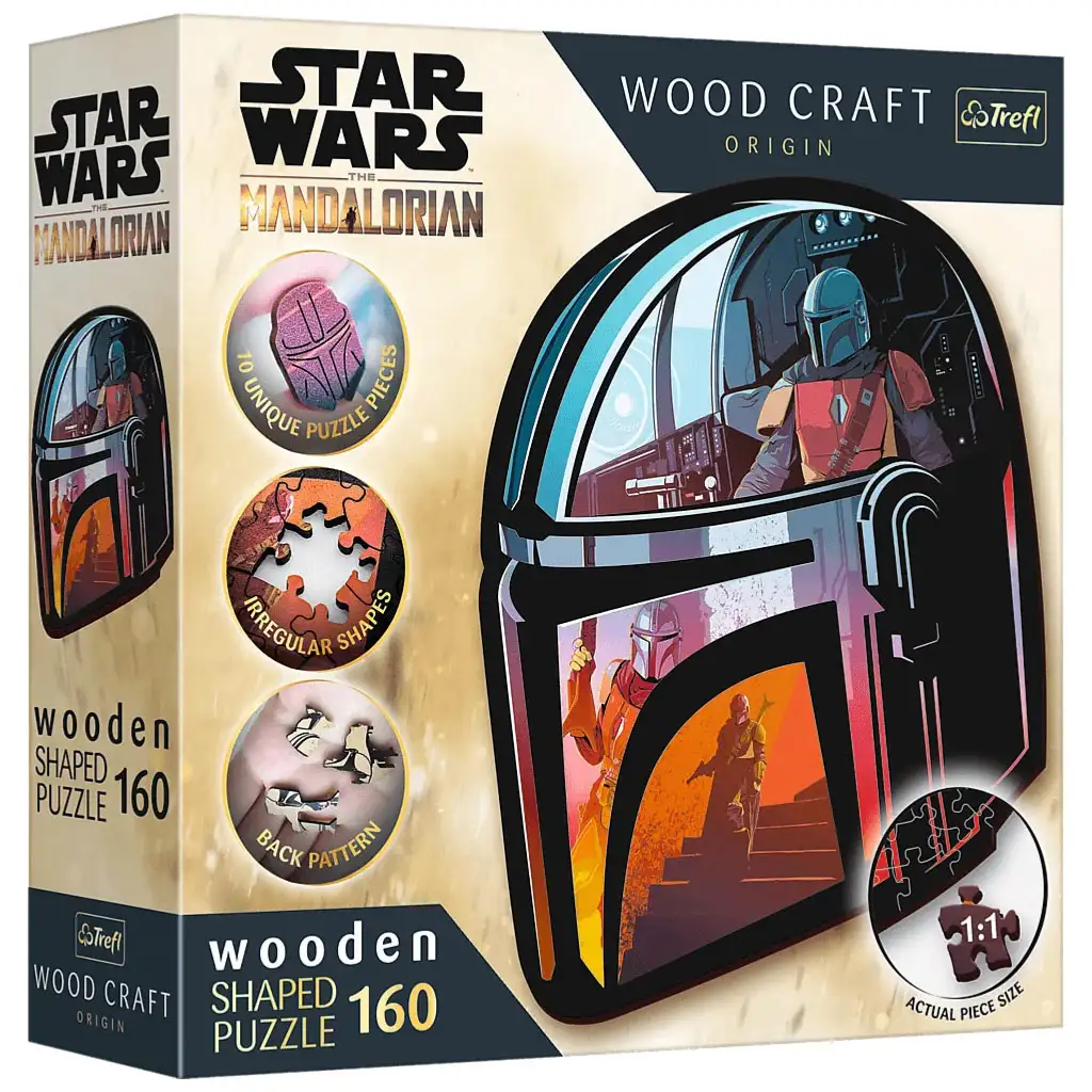 imagen de Wood Craft: Star Wars - Un rompecabezas de madera premium de 160 piezas - Trefl 1