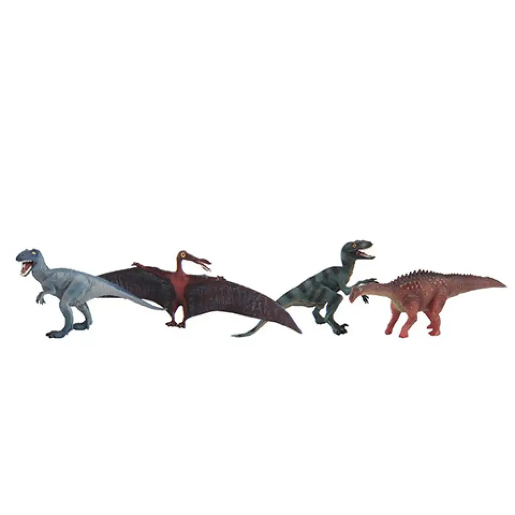 imagen de World Of Animals: Juego de figuras de dinosaurios de 4 piezas 2