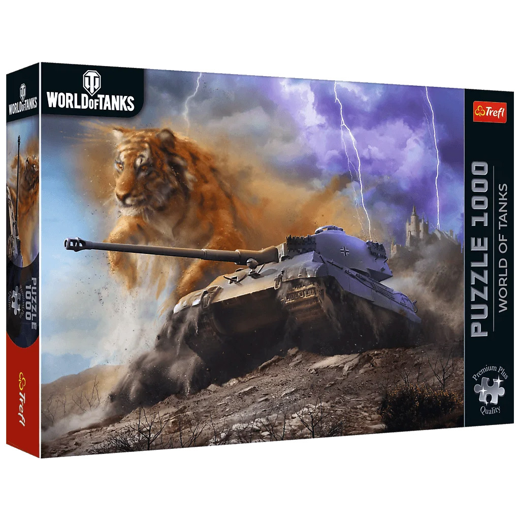 imagen de World of Tanks Tigris II rompecabezas de calidad Premium de 1000 piezas - Trefl 1
