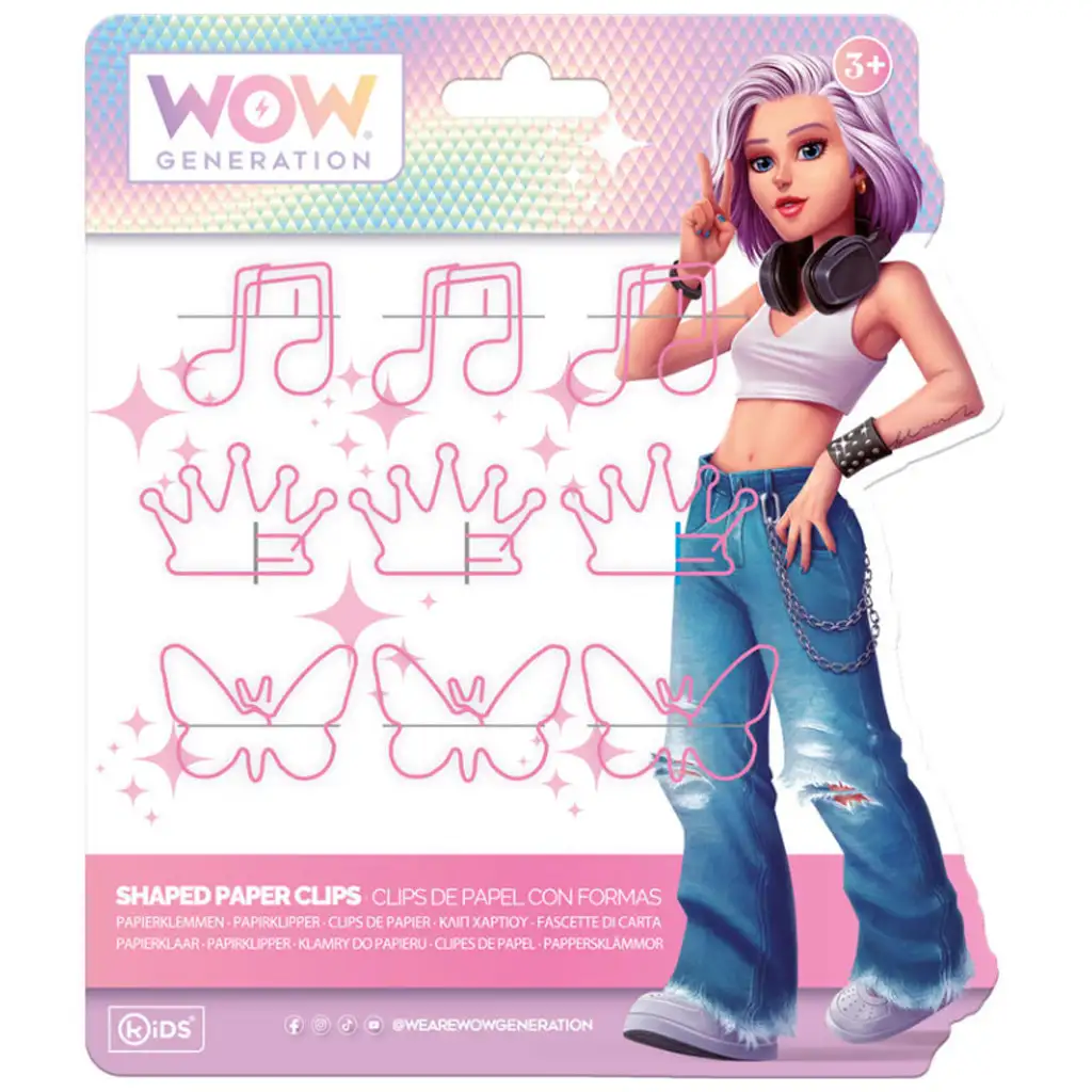 imagen de WOW Generation: Clip rosa con formas divertidas en varias versiones 2