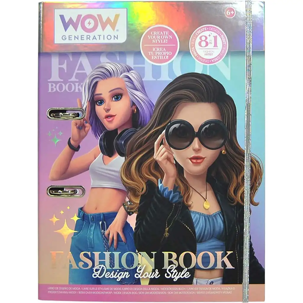 imagen de WOW Generation: Moda y estilo libro de actividades y vestimenta con pegatinas 1