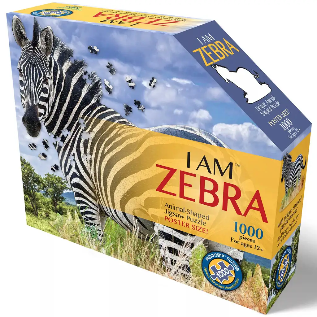 imagen de WOW rompecabezas de cebra 1000 piezas 1
