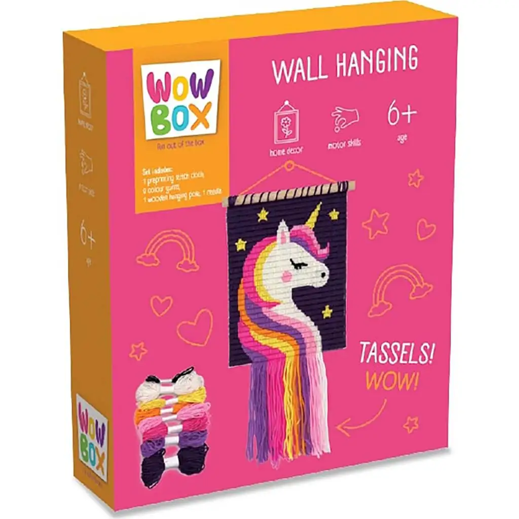 imagen de WowBox: Adorno de Pared de Macramé - Unicornio 1