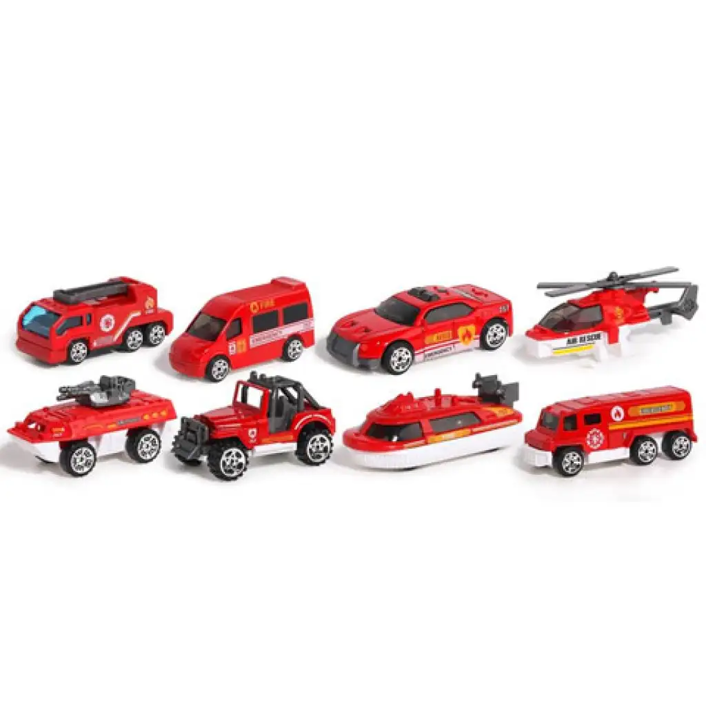 imagen de X-Fireproof set de coche de bomberos a prueba de fuego 8 piezas 2