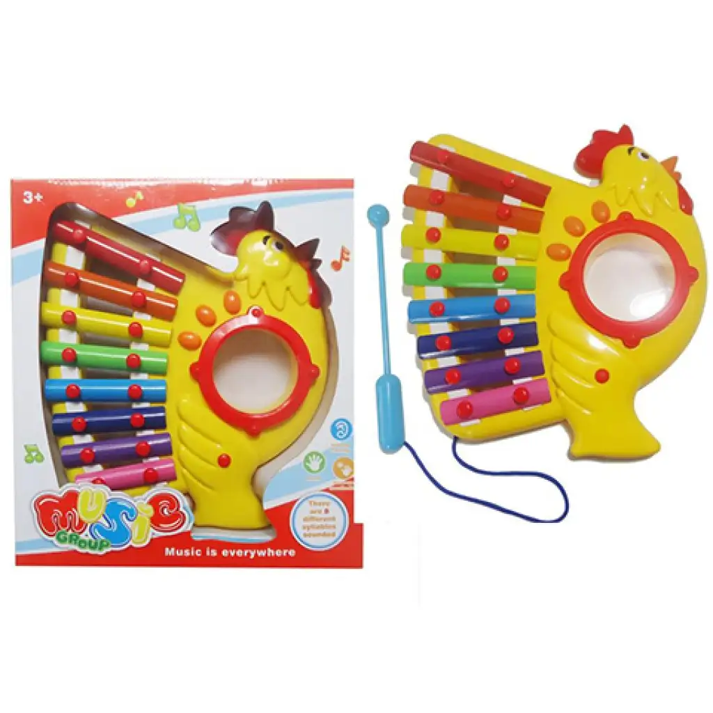 imagen de Xilófono de 8 teclas en forma de pollo 1