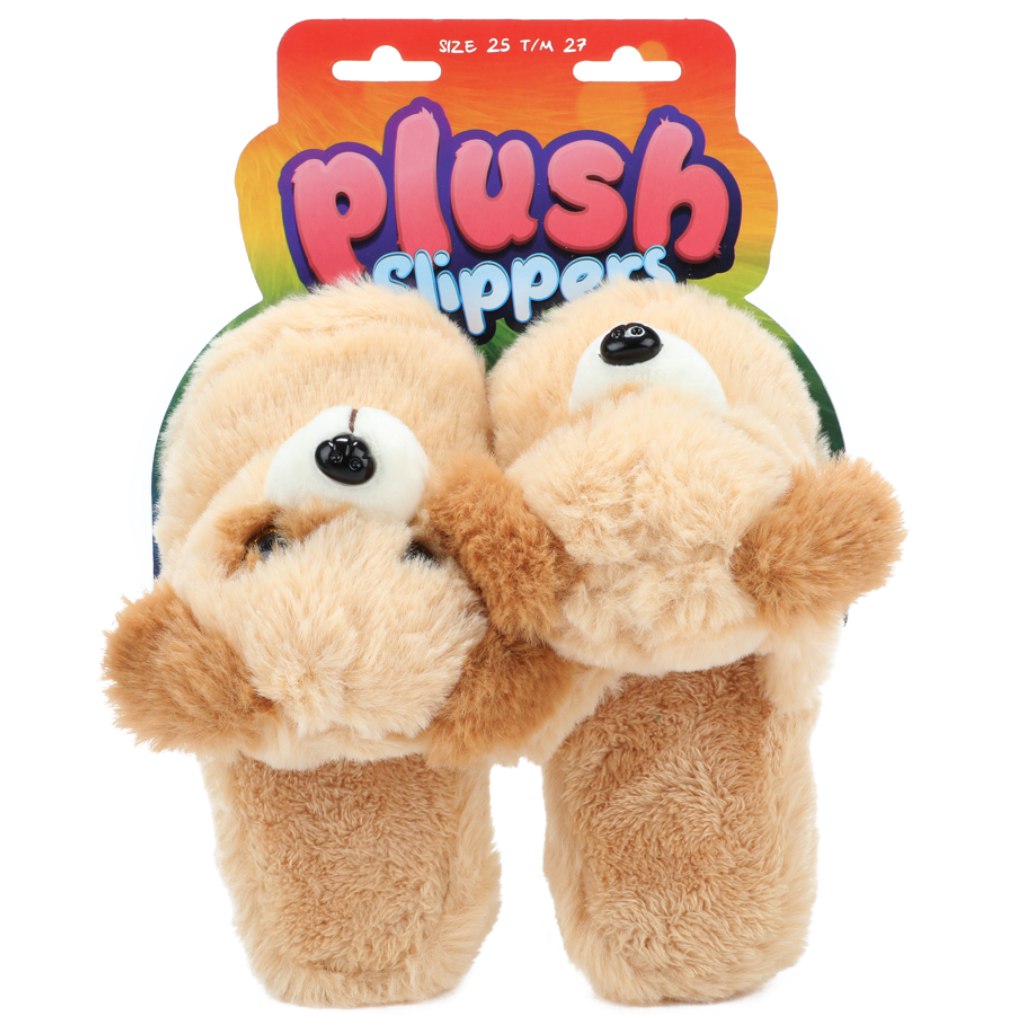 imagen de Zapatillas de peluche de perrito tamaño 25-27 1